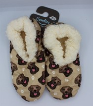 Comfies Slippers Chocolate Labrador Dog Breed One Size Brown - $19.06