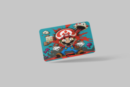 2 Pc Credit Card Skin, Apocalyptic Mario Movie - £6.26 GBP