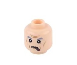 Minifigures Blocks Old Male Head With Cigar Head Diy - $2.31