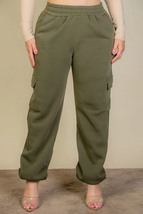 Plus Size Side Pocket Drawstring Waist Sweatpants - $19.50