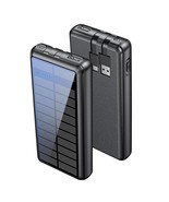 Portable Charger 36800mAh, LENGSUM Power Bank Solar Charger - $80.72