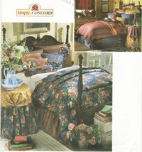 Bedroom Duvet Cover Bed Skirt Throw Pillow Sham Tablecloth &amp; Topper Sew ... - $12.99