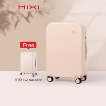 Mixi Puristic Design Travel Luggage Rolling Wheels Hardside Women Suitcase Men T - £295.48 GBP