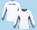 YONEX 25S/S Unisex Badminton Anorak T-Shirts Sports Top White Blue 251JJ... - $119.61
