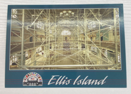Vintage the Registry Room of the Main Building on Ellis Island Postcard - £2.36 GBP