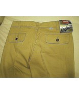LEVI&#39;S MOVIN&#39; ON Vtg 70s City Jeans 32x32 Tan Pants USA Disco Era NOS Ne... - £78.63 GBP