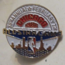 1988 Vintage NBA All Star Game Chicago Hat Lapel Pin Pinback 25mm diameter - £7.63 GBP