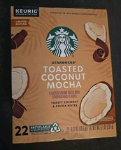 Starbucks Ltd Ed Toasted Coconut Mocha Coffee Box 22 K-CUP Pods (BN17) - £13.92 GBP