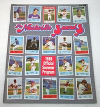 Vintage 1988 Nashville Sounds Program Rob Dibble Cincinnati Reds Minors Unmarked - £11.48 GBP