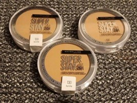 3 Maybelline Super Stay Up To 24HR Hybrid Powder-Foundation #130 (C017) - £17.94 GBP