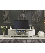 Lina TV Unit Wood Frame, Grey - £187.30 GBP