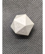 Vintage Gamescience Grey D20+ (0-9) Twice Dice - €47,12 EUR