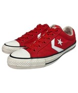 Converse Cons Shoes Mens 9.5 Red White One Star Player Skateboarding Casual - $39.59