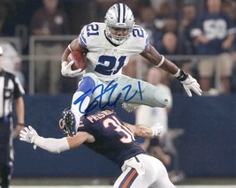 Ezekiel Elliott Signed Autographed Glossy 8x10 Photo - Dallas Cowboys - £63.95 GBP