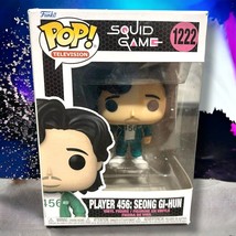 Funko Pop! Tv Netflix Squid Game #1222 Seong Gi-hun Vinyl Figure With Protector - $10.79