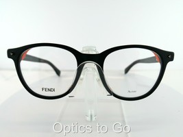 FENDI FFM0019 (807) BLACK 50-20-145 Eyeglass Frame - £56.04 GBP