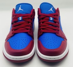 NEW Nike Air Jordan 1 Low Deep Red Blue Pomegranate DC0774-604 Women&#39;s S... - £142.78 GBP