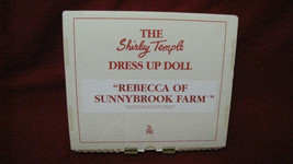 NEW Vintage Shirley Temple Dress Up Doll &quot;Rebecca of Sun&quot; Clothing Danbury Mint - £23.73 GBP