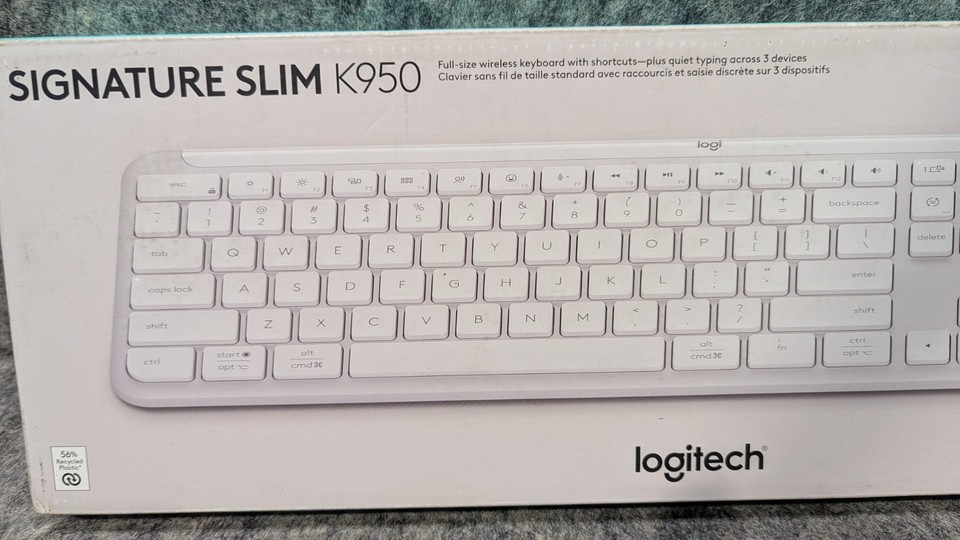 NEW Logitech K950 Signature Slim Full-size Wireless Keyboard for Windows/MaC Item image 6