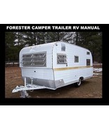FORESTER CAMPER TRAILER MANUALs 230pg w/ Teardrop RV Appliance Service &amp;... - $443.69 MXN