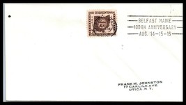 1953 US Cover - 100th Anniversary Belfast, Maine &quot;2&quot; L9 - £2.22 GBP