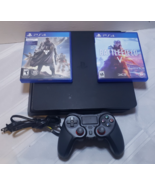 Sony PlayStation 4 Slim Console CUH-2115B 1TB W/ Controller / 2 GAMES - Black - $121.72