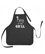 King of the Grill Apron, King of the Grill Cooking Apron, King of the Gr... - £14.33 GBP