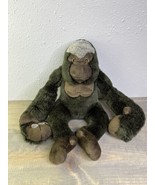 Silverback Gorilla Plush 12 Inch Big Hands Tiger Tale Toys Viahart Stuffed - £19.00 GBP