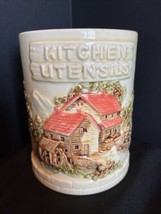 VTG Sears Roebuck 1981 Kitchen Utensils Jar Container ceramic Made in Japan - $20.27