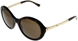 Giorgio Armani Sunglasses Women Brown Havana AR8012 502673 Round Fashion - £125.92 GBP