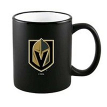 Las Vegas Golden Knights NHL Ceramic Coffee Tea Cup Mug 11 oz Matte Black - £17.36 GBP