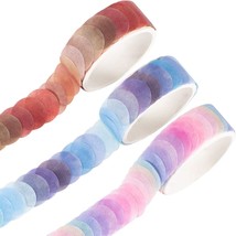 Fruits Candy 9/16&quot; Dot Washi Tape Set Round Stickers 300 Dots Of 3 Rolls... - £11.34 GBP