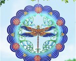 Dragonfly Wind Spinners Dragonfly Gifts For Women/Men 12 Inch 3D Stainle... - $48.99