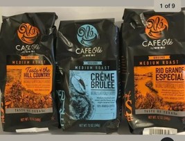 3 Bags Cafe Ole Coffee By HEB 12 oz Creme Brûlée, Rio Grande, Taste Of H... - £39.49 GBP