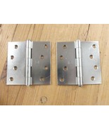 2 Hager SOLID STAINLESS STEEL 4&quot; x 4&quot; Hinges Door Gate Cabinet Ball Pin Pen - $26.02 CAD