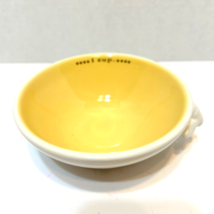 Red Envelope China Ceramic Measuring 1 Cup Bumble Bee Handle Yellow White  - £10.74 GBP