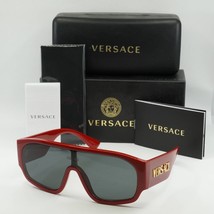 VERSACE VE4439 538887 Red/Dark Gray 33-133-145 Sunglasses New Authentic - £148.77 GBP