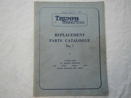 1959 1960 Triumph 200 Tiger Cub T20 S SL T Parts catalogue catalog repla... - $494.05 MXN