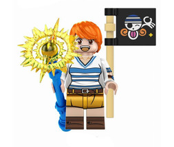 Single Sale Nami  One Piece  Cartoon TV Show Anime Minifigure Block Toys - £4.79 GBP