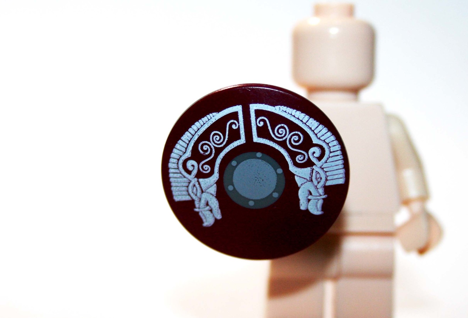Minifigure Dark Red Razor Back Knight Shield For US Seller - $4.98