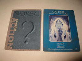 2003 Age of Mythology Board Game Piece: Norse Random Card: Gather - Skadi - $1.00