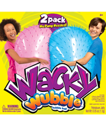 NEW Wacky Wubble Bubble Ball 2 Pack Kit w/ blue &amp; pink balls, patch kits... - £14.82 GBP
