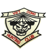 VIET CONG HUNTING CLUB Embroidered REPLICA Vietnam War U.S. ARMY Military PATCH - $5.99