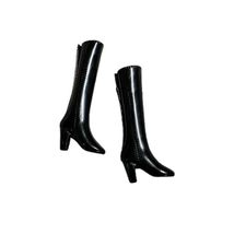 Fashion Doll Dress-Up-2 Pairs of Long Black Lady Boots-for Fashion Dolls - £3.92 GBP