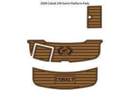 2004 Cobalt 240 Swim Platform Step Pad Boat EVA Foam Faux Teak Deck Floor Mat - £317.95 GBP