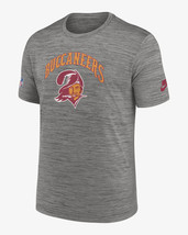 Nike Dri-FIT Gray Athletic Shirt NFL Tampa Bay Buccaneers Throwback Size... - $21.26