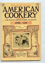 American Cookery April 1938 Boston Cooking School Honey Easter Recipes  - £11.05 GBP