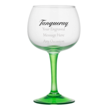 Personalised Mothers Day Gift Tanqueray Gin Glass Engraved with Your Mes... - £18.87 GBP