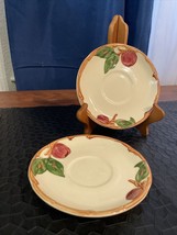 2 Franciscan Apple Pattern, Saucers, Made in England,  Lot Of Two - £7.49 GBP