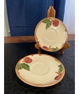 2 Franciscan Apple Pattern, Saucers, Made in England,  Lot Of Two - £7.49 GBP